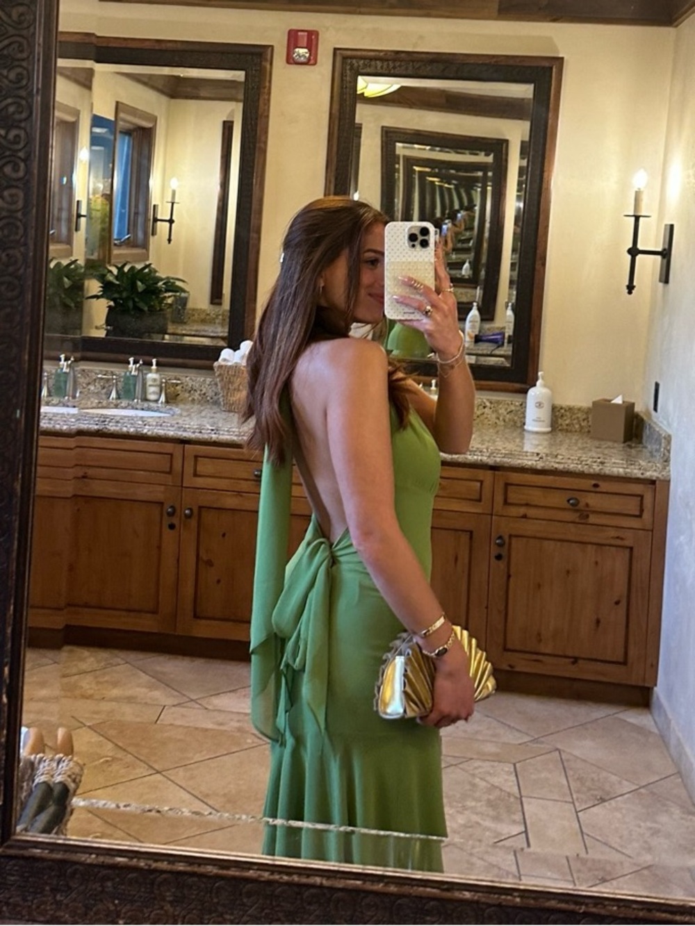 REFORMATION Mela Dress in Parrot 8